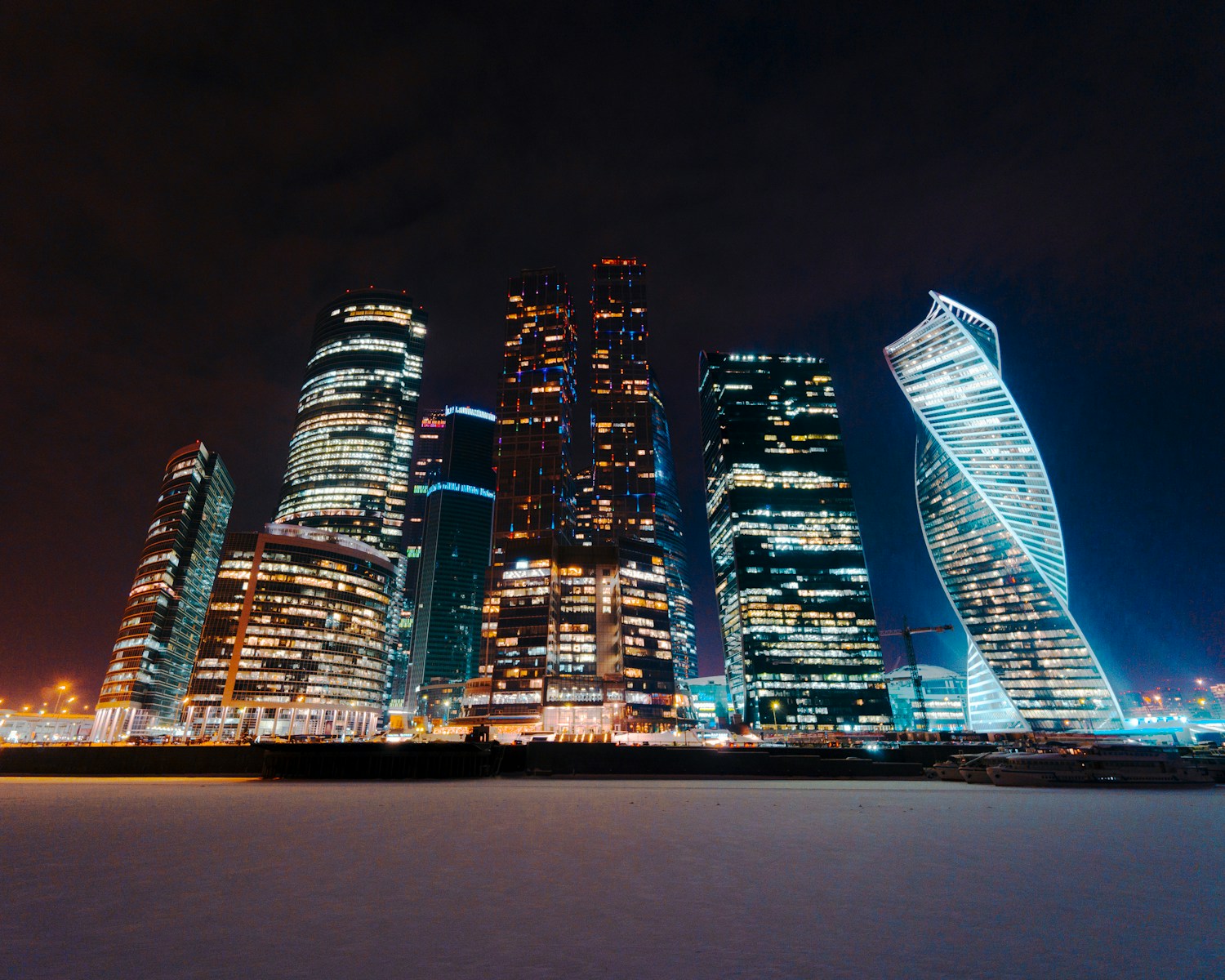 city buildings during nighttime