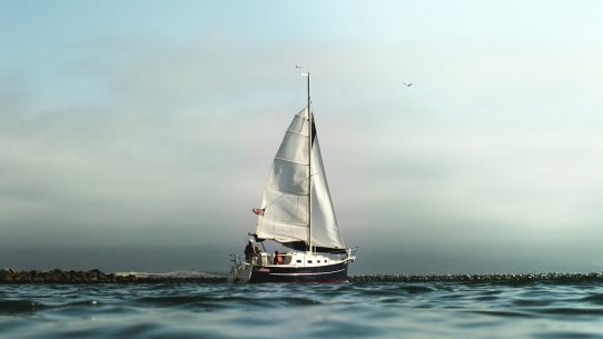white and black sailboat on calm water
