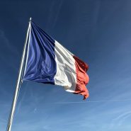 Yugoslavia flag under blue sky