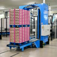 a large stack of boxes